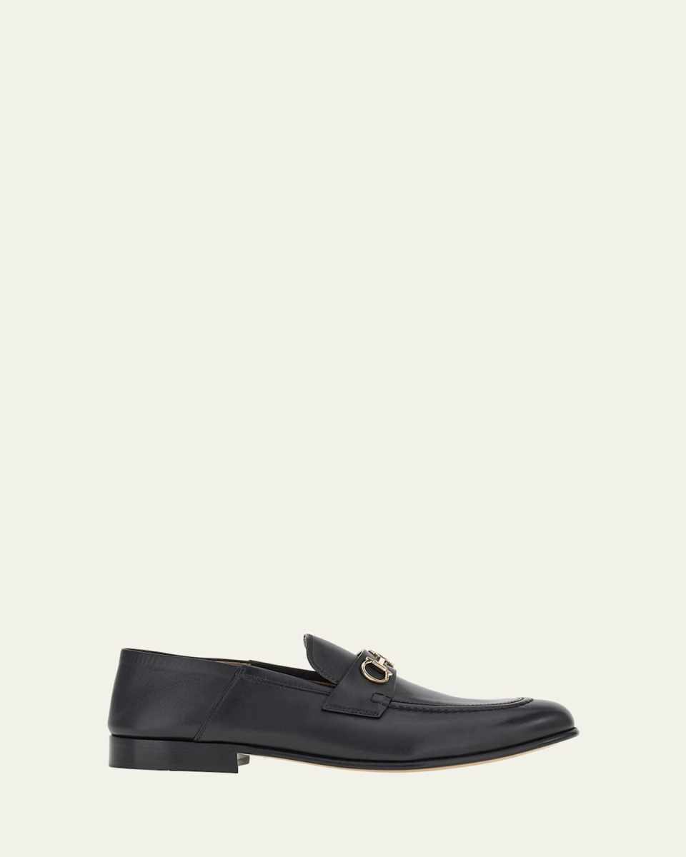 Ottone Leather Slide Bit Loafers